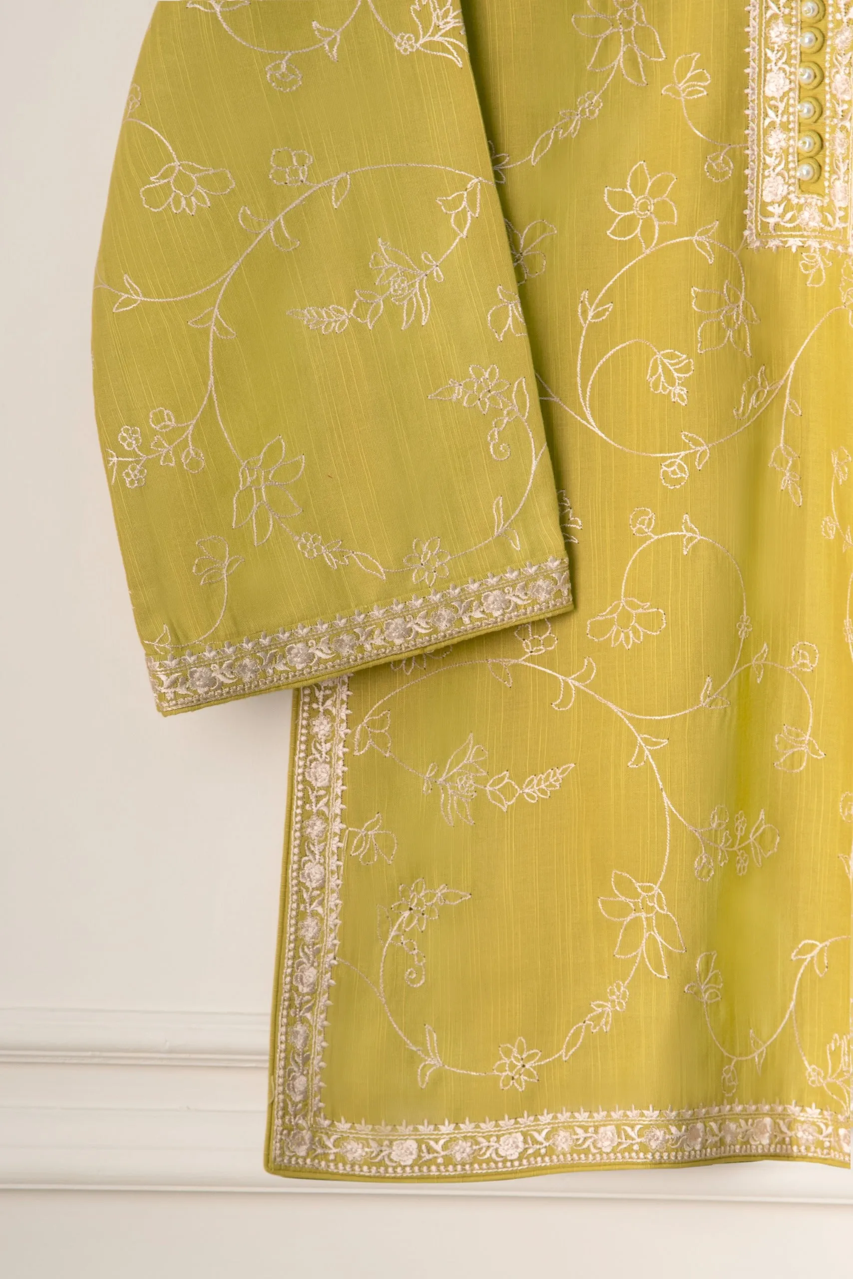2 Piece - Embroidered Khaddar Suit S110738
