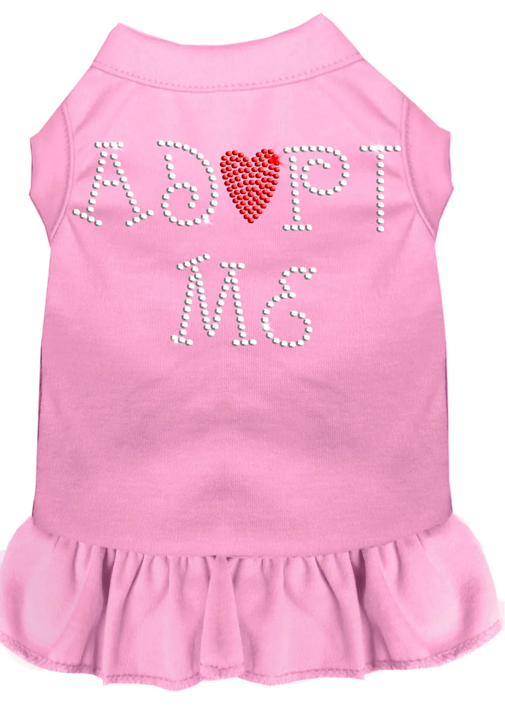 Adopt Me Rhinestone Dress Light Pink Xs