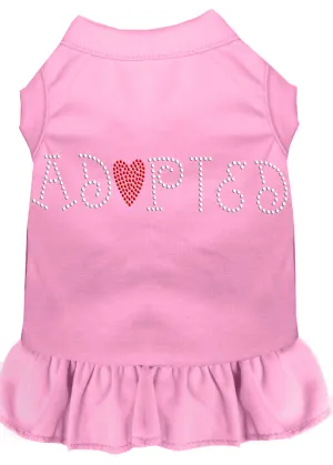 Adopted Rhinestone Dress Light Pink 4x