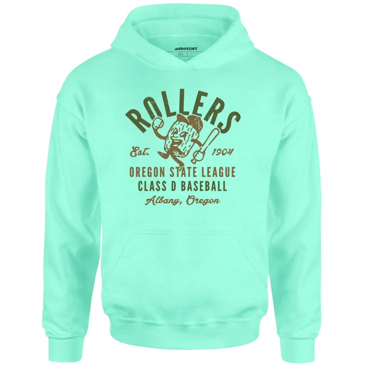 Albany Rollers - Oregon - Vintage Defunct Baseball Teams - Unisex Hoodie