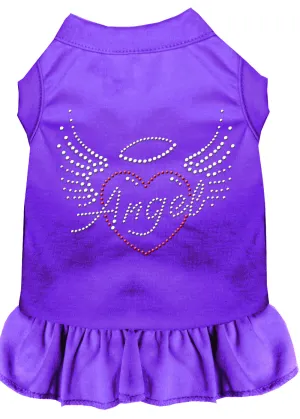 Angel Heart Rhinestone Dress Purple Med