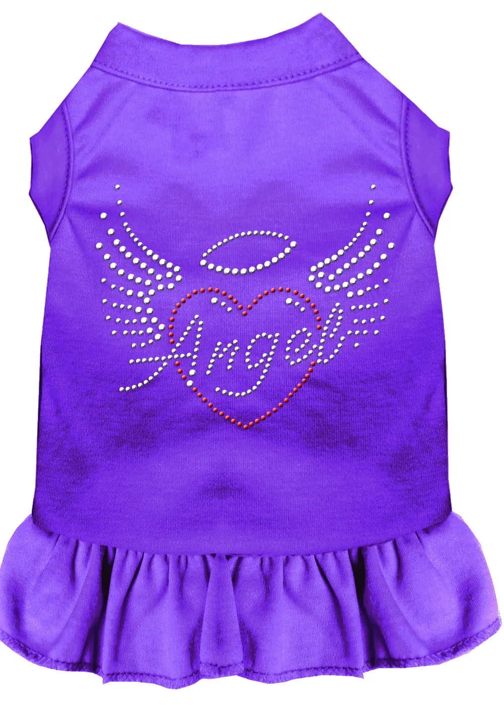 Angel Heart Rhinestone Dress Purple Med
