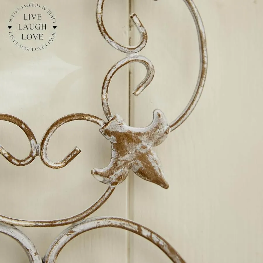 Arch Metal Shabby Chic Wall Planters