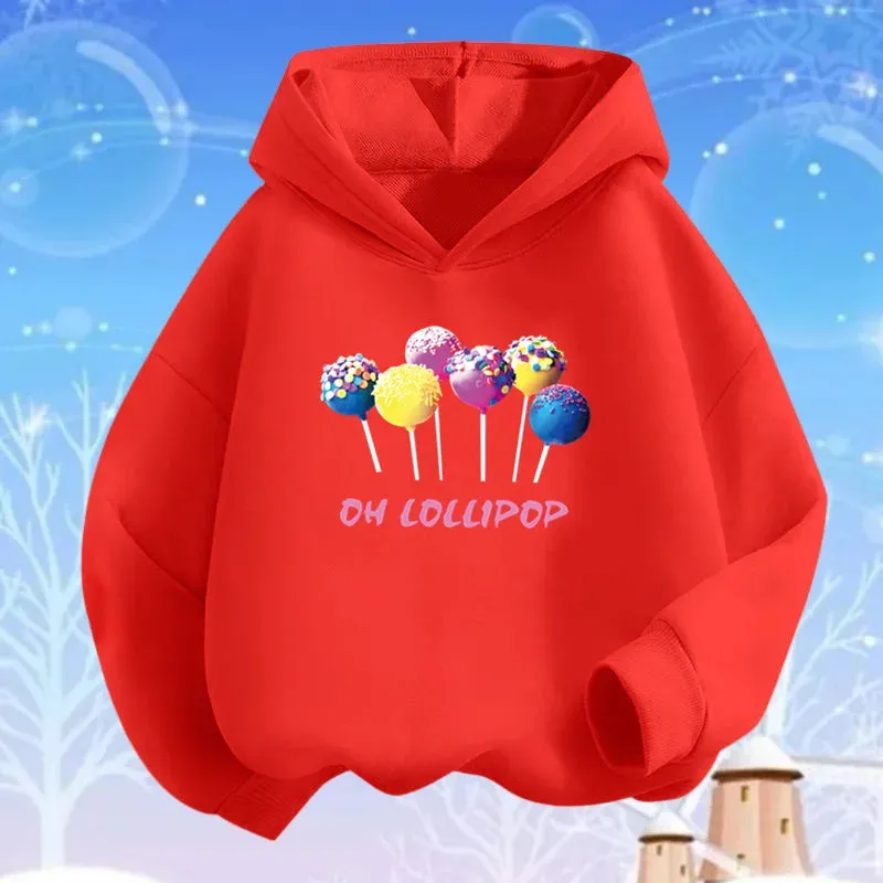 Baby Girl Lollipop Butterfly Unicorn Hoodies