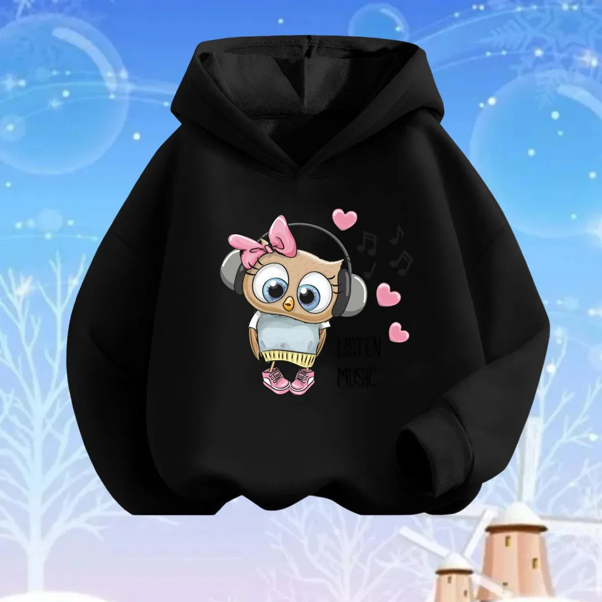 Baby Girl Lollipop Butterfly Unicorn Hoodies