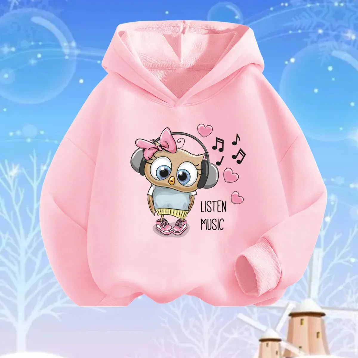 Baby Girl Lollipop Butterfly Unicorn Hoodies