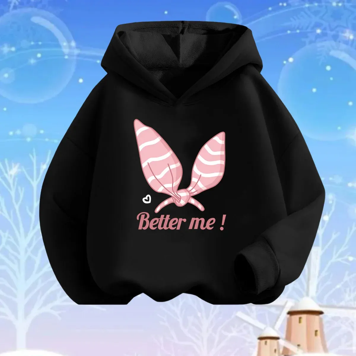 Baby Girl Lollipop Butterfly Unicorn Hoodies