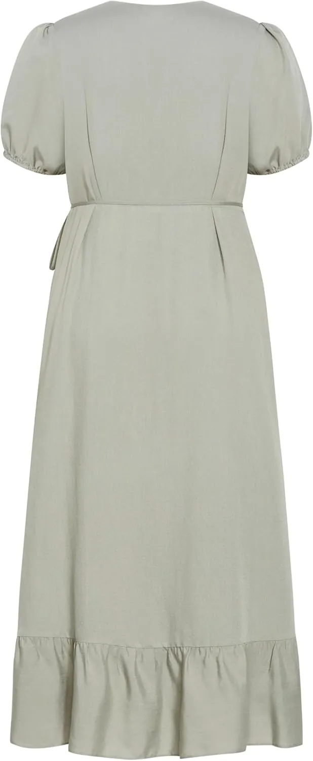 City Chic Women's Plus Size Dress - Sarina Wrap Midi