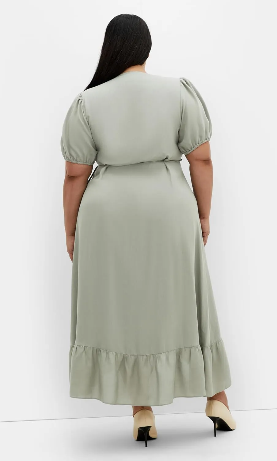City Chic Women's Plus Size Dress - Sarina Wrap Midi