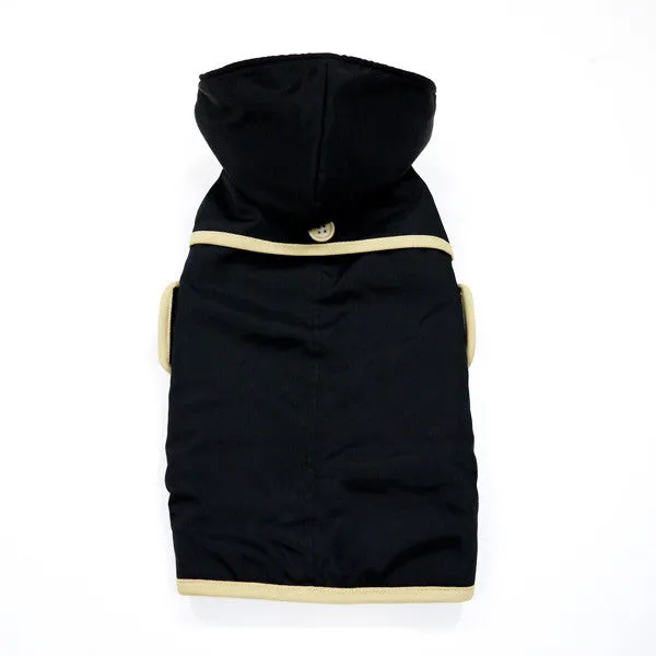 CLASSIC DOG TRENCH COAT BLACK