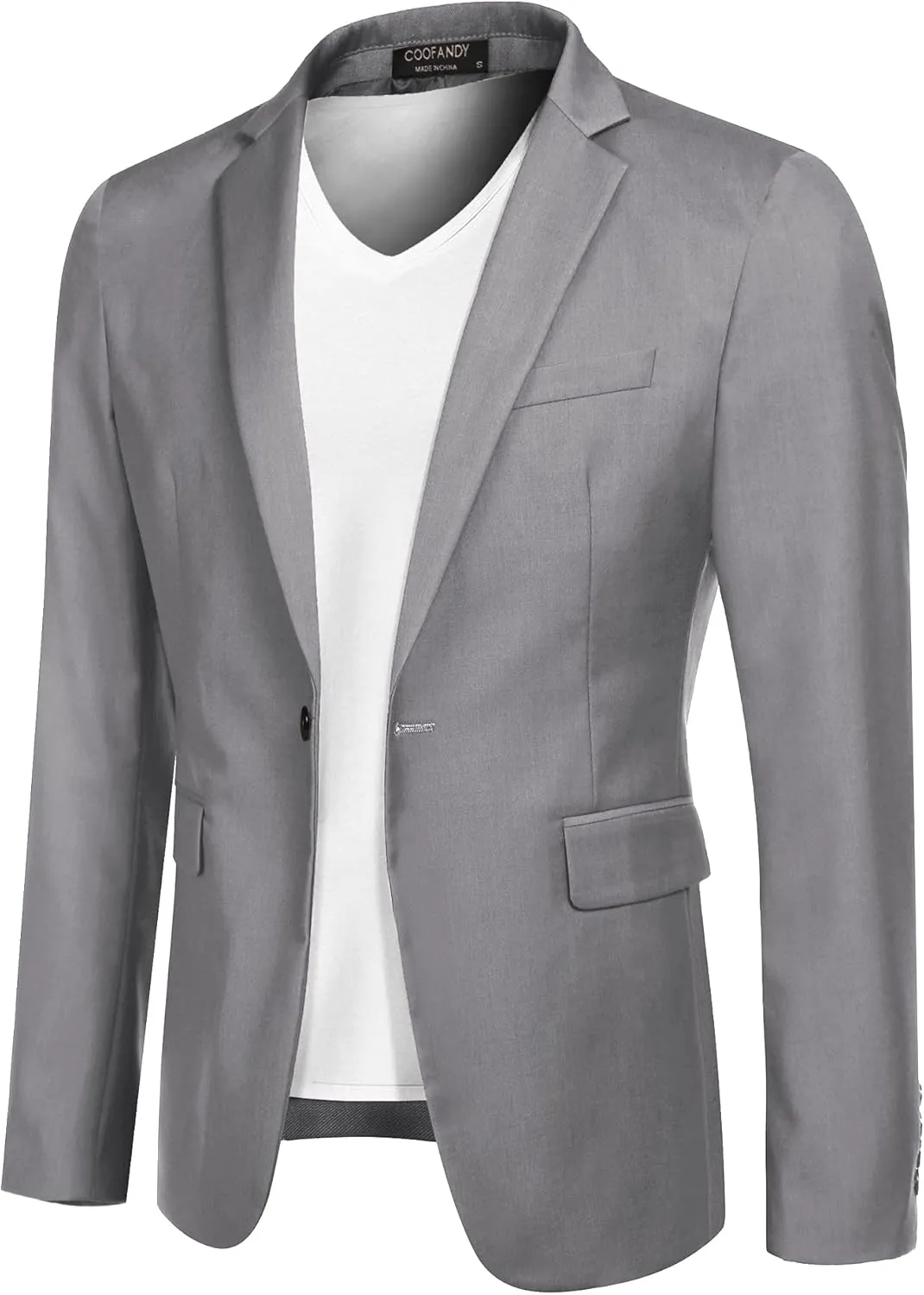 COOFANDY Mens Sport Coat Casual Blazer One Button Business Suit Jacket