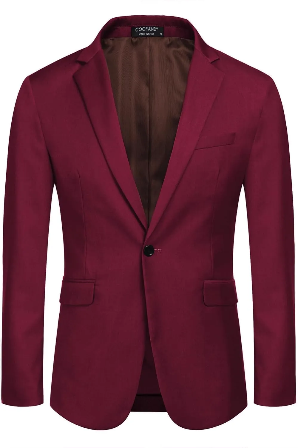 COOFANDY Mens Sport Coat Casual Blazer One Button Business Suit Jacket