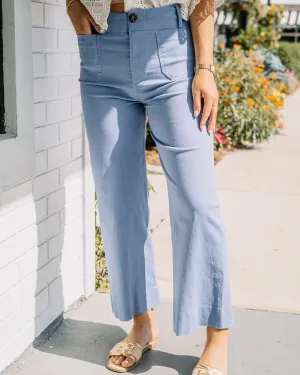 Cornflower Blue Pocket Pants