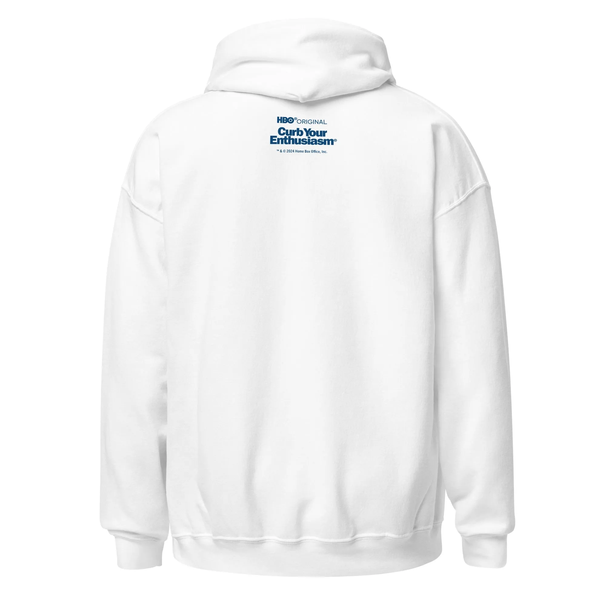 Curb Your Enthusiasm Latte Larry's Blue Logo Hoodie