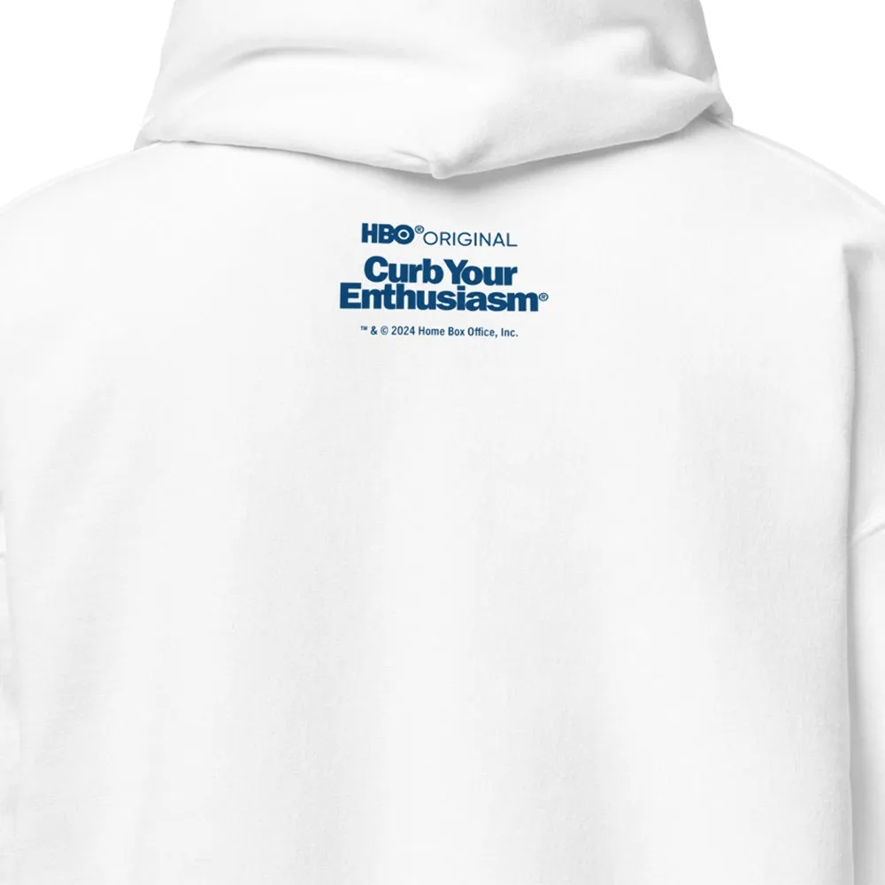 Curb Your Enthusiasm Latte Larry's Blue Logo Hoodie