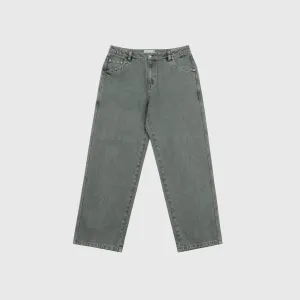 Dime Classic Relaxed Denim Pants - Faded Green