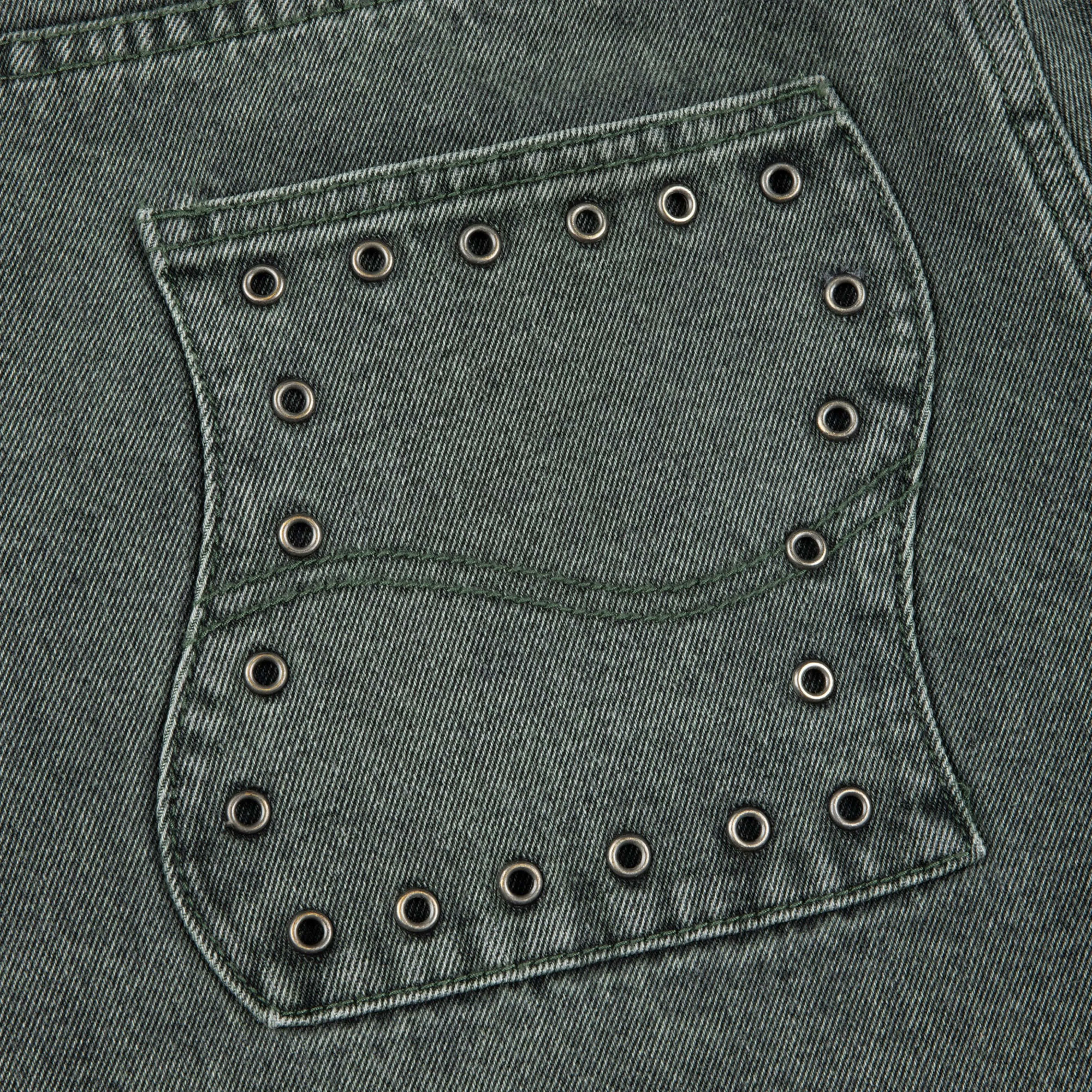 Dime Classic Relaxed Denim Pants - Faded Green