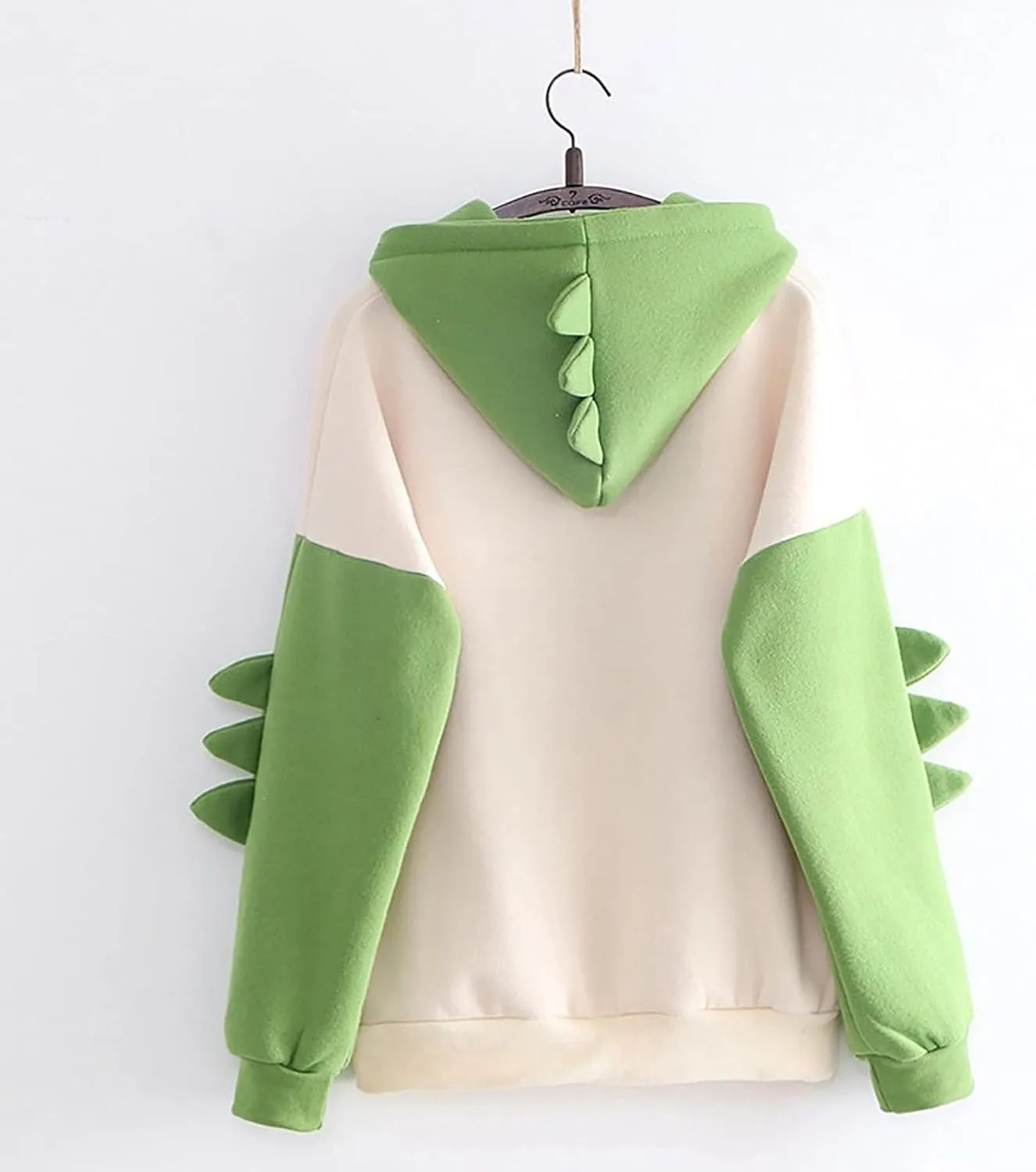 Dino Hoodies for Women Teen Girls Cute Kawaii Dinosaur Pullover Tops Long Sleeve Hooded Sweatshirt