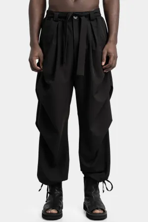 Draped trousers