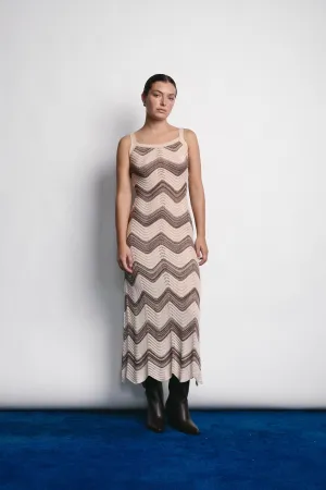 DREW DRESS MACADAMIA (PRE ORDER)
