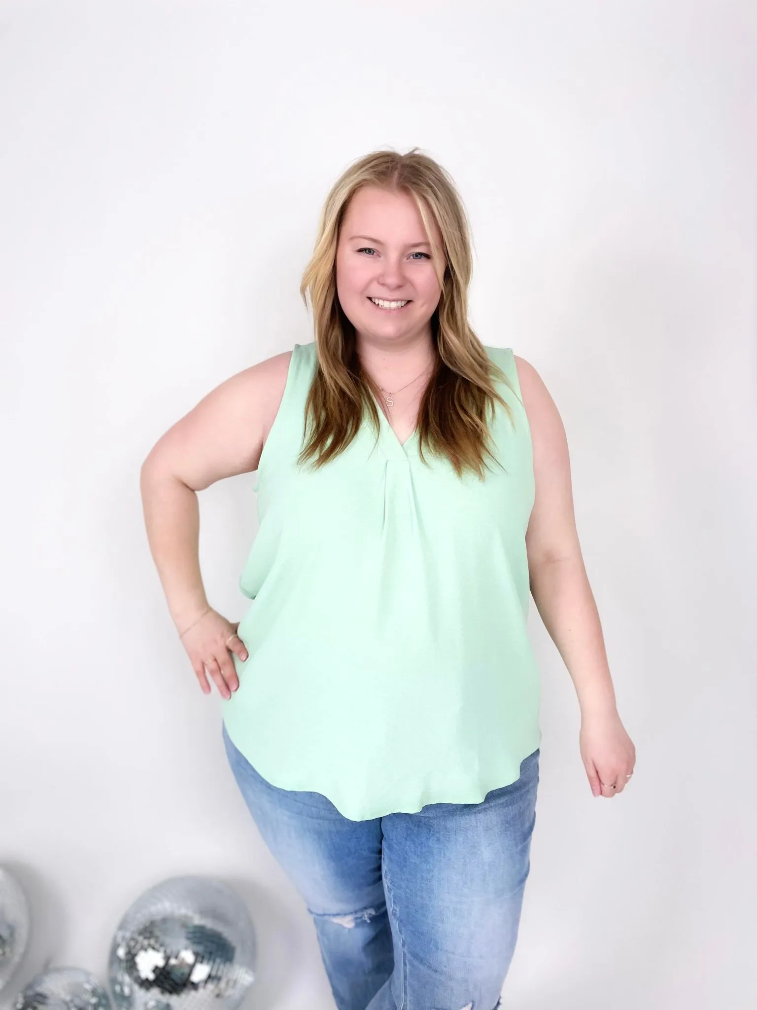 Effortless Sleeveless Top in Sage