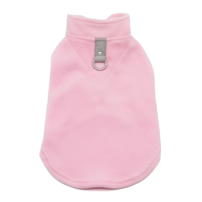 ESSENTIAL FLEECE DOG COAT VEST - PINK
