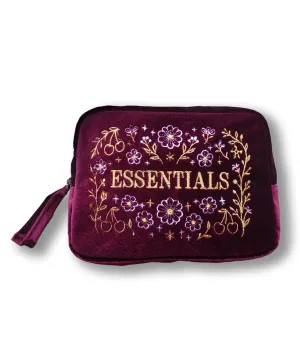 ESSENTIALS POUCH MERLOT