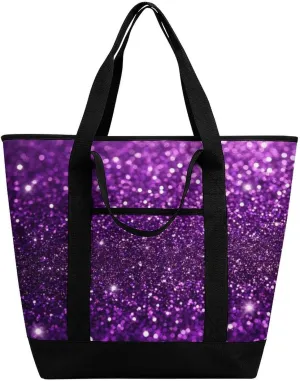 Fashionable Commuter Tote Bag Large Insulated Work Handbag