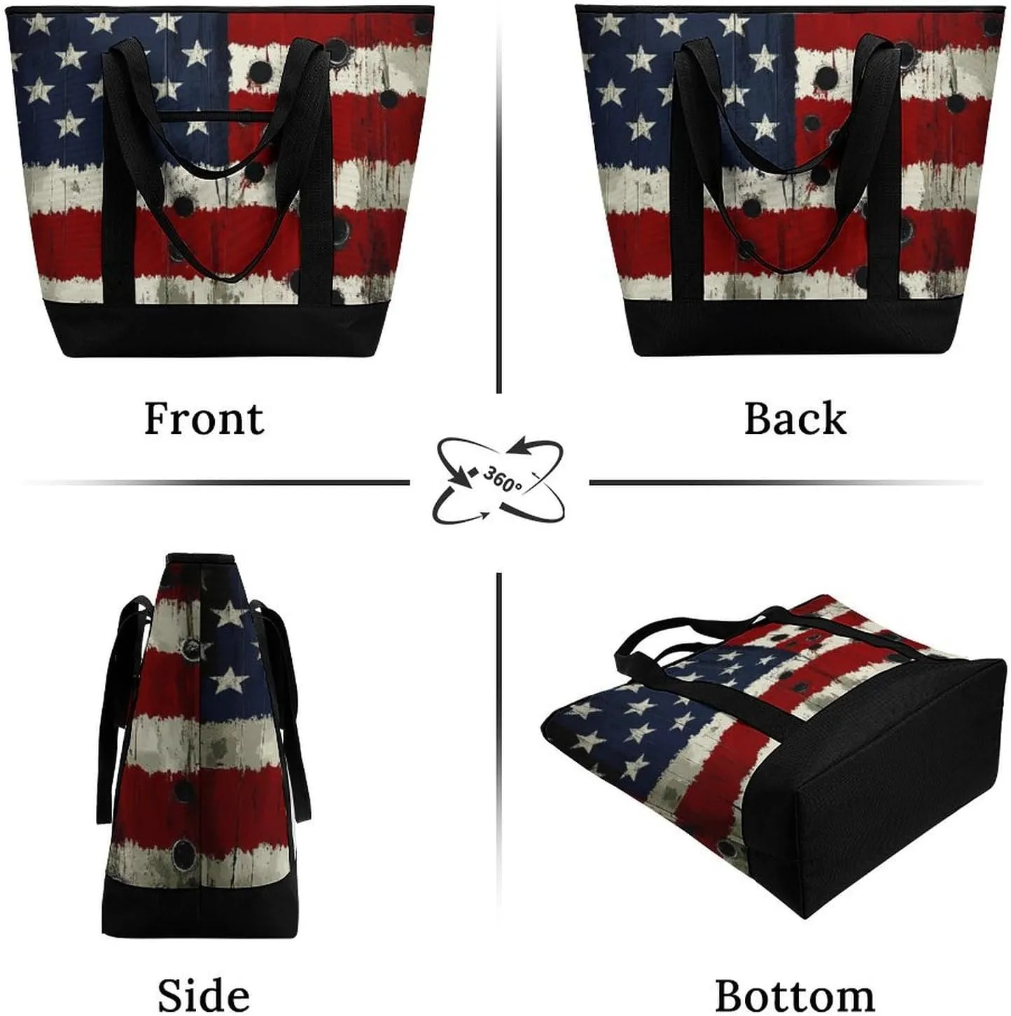 Fashionable Commuter Tote Bag Large Insulated Work Handbag