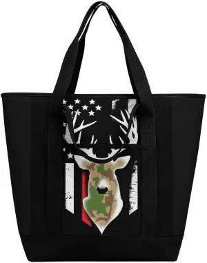 Fashionable Commuter Tote Bag Large Insulated Work Handbag