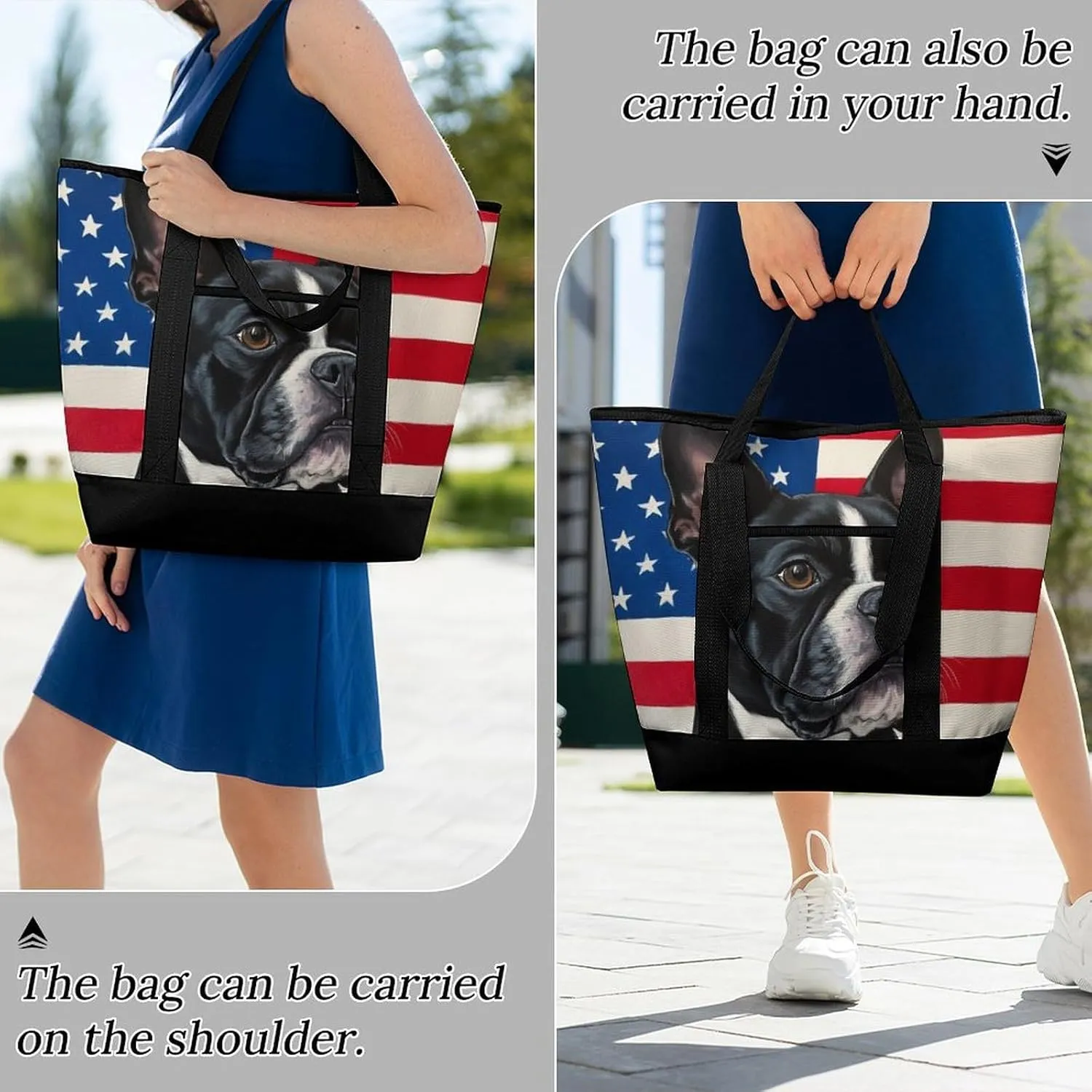 Fashionable Commuter Tote Bag Large Insulated Work Handbag