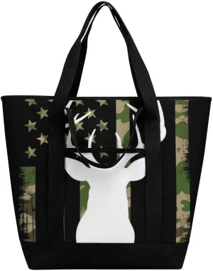 Fashionable Commuter Tote Bag Large Insulated Work Handbag