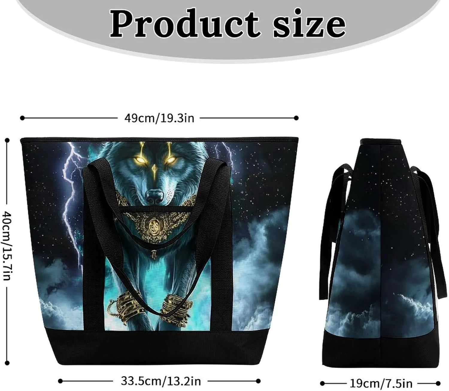 Fashionable Commuter Tote Bag Large Insulated Work Handbag