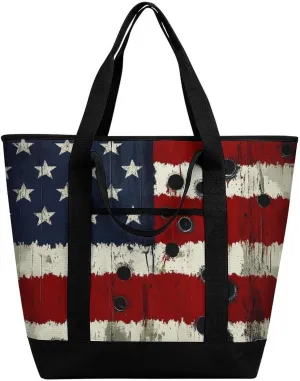 Fashionable Commuter Tote Bag Large Insulated Work Handbag