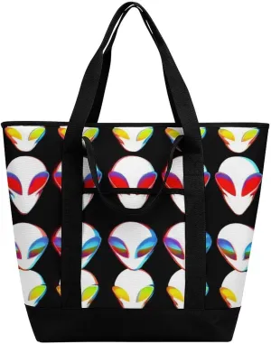 Fashionable Commuter Tote Bag Large Insulated Work Handbag