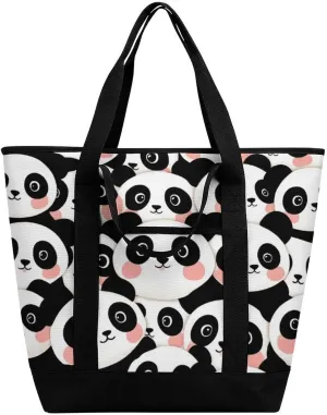 Fashionable Commuter Tote Bag Large Insulated Work Handbag