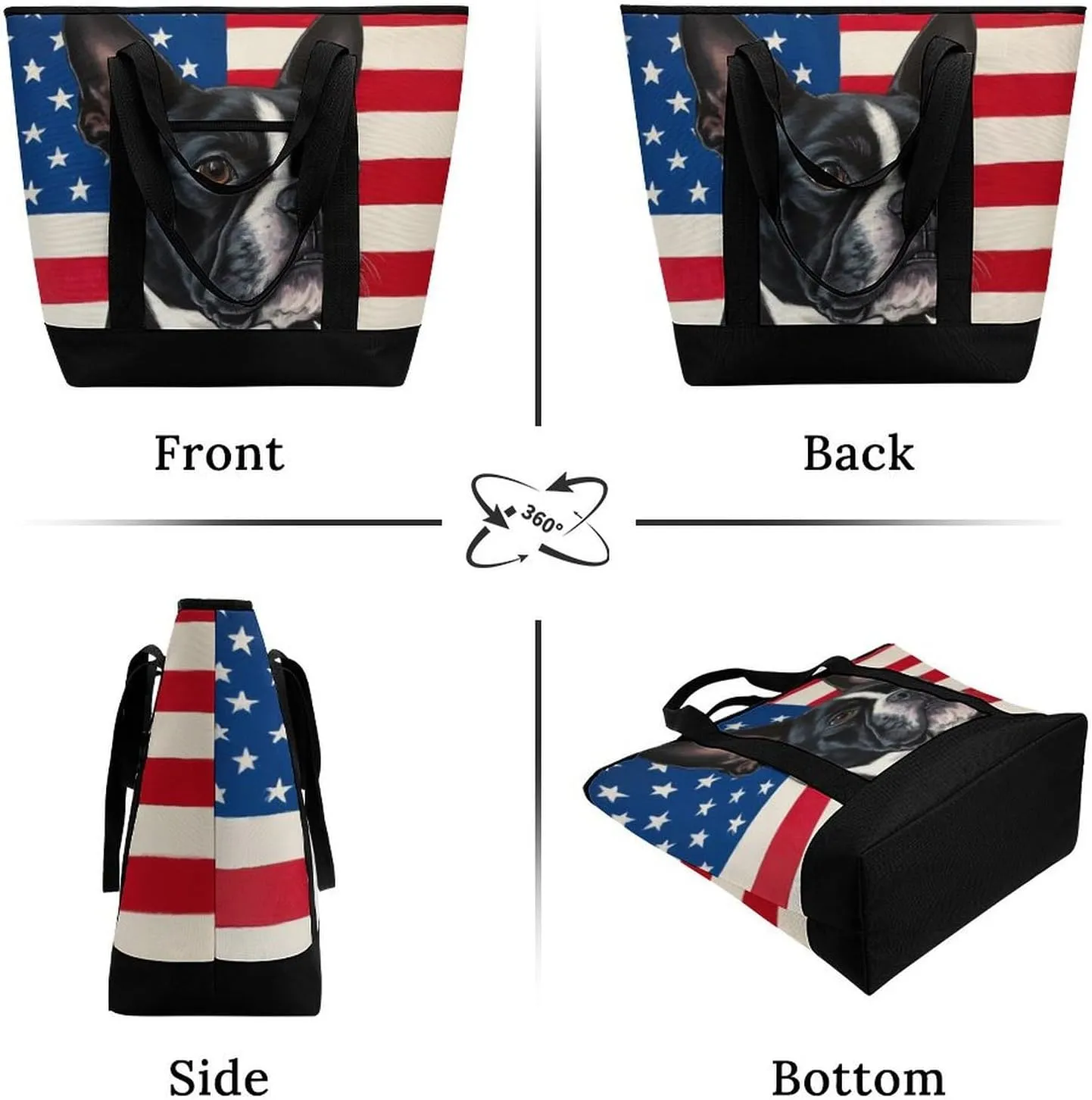 Fashionable Commuter Tote Bag Large Insulated Work Handbag