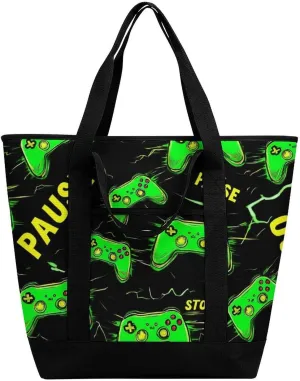 Fashionable Commuter Tote Bag Large Insulated Work Handbag