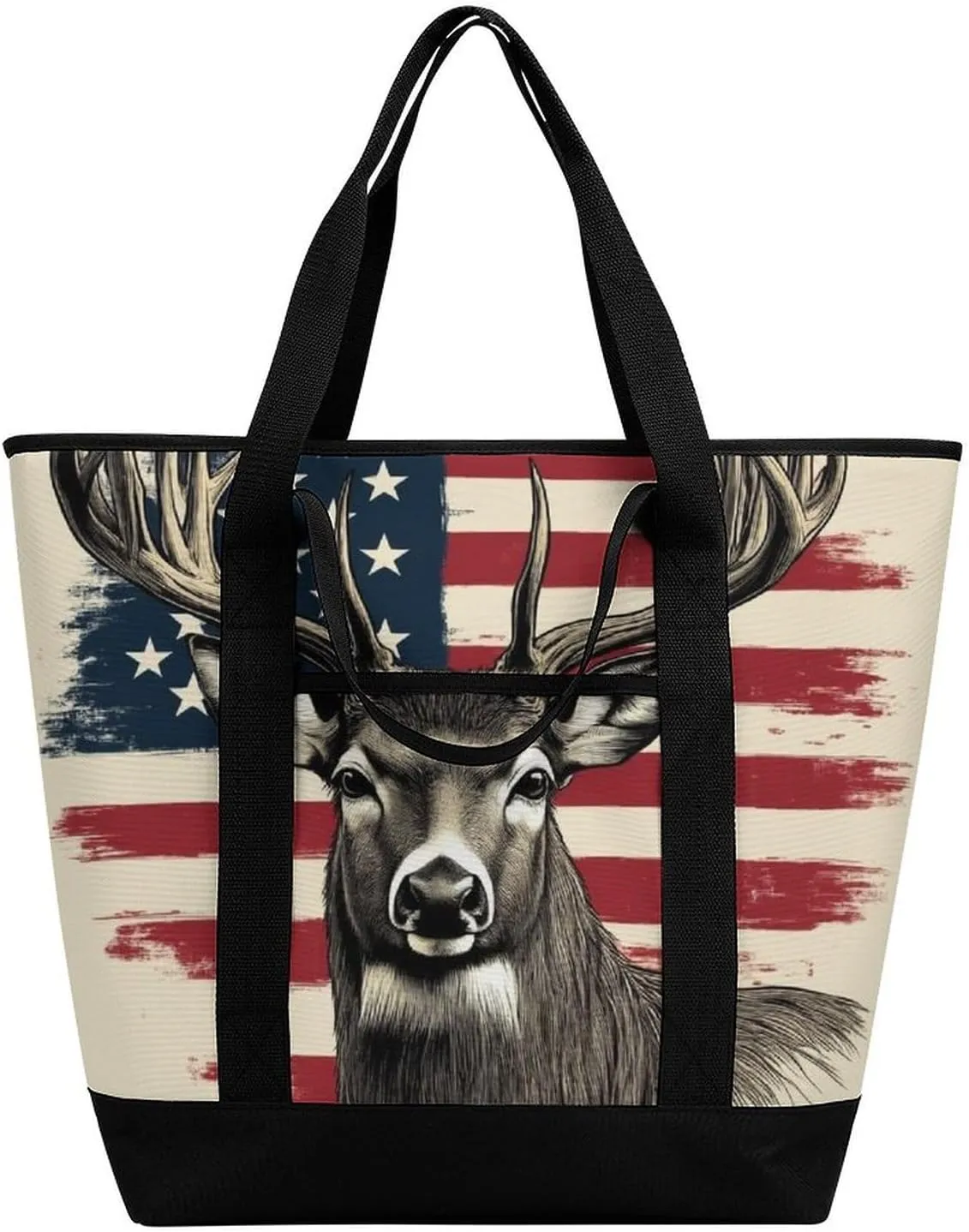 Fashionable Commuter Tote Bag Large Insulated Work Handbag