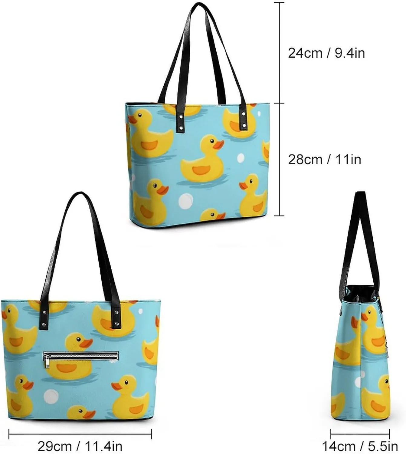 Fashionable Laptop Tote Bag For Women & Men, Large Work Commuter Bag