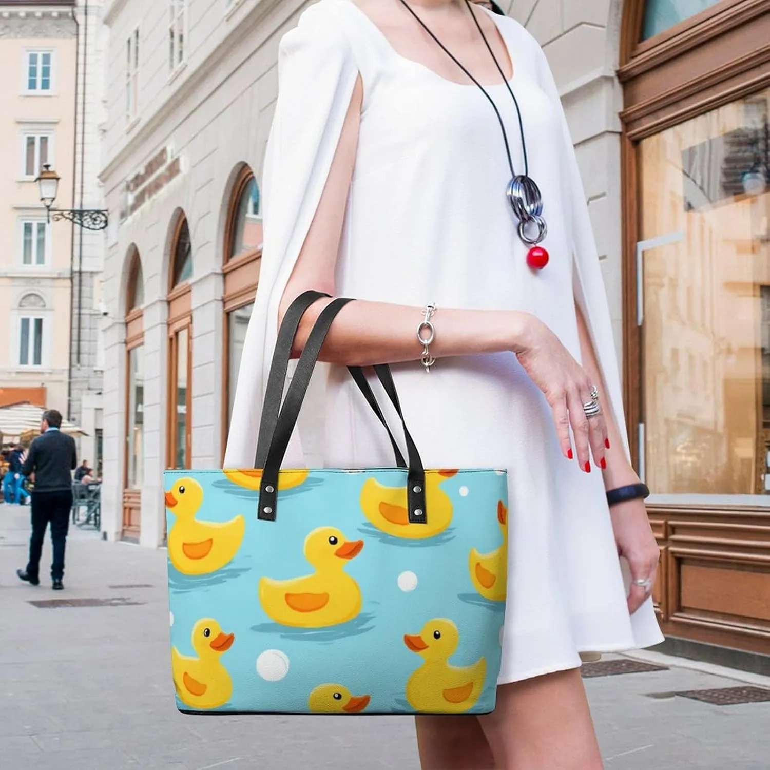 Fashionable Laptop Tote Bag For Women & Men, Large Work Commuter Bag
