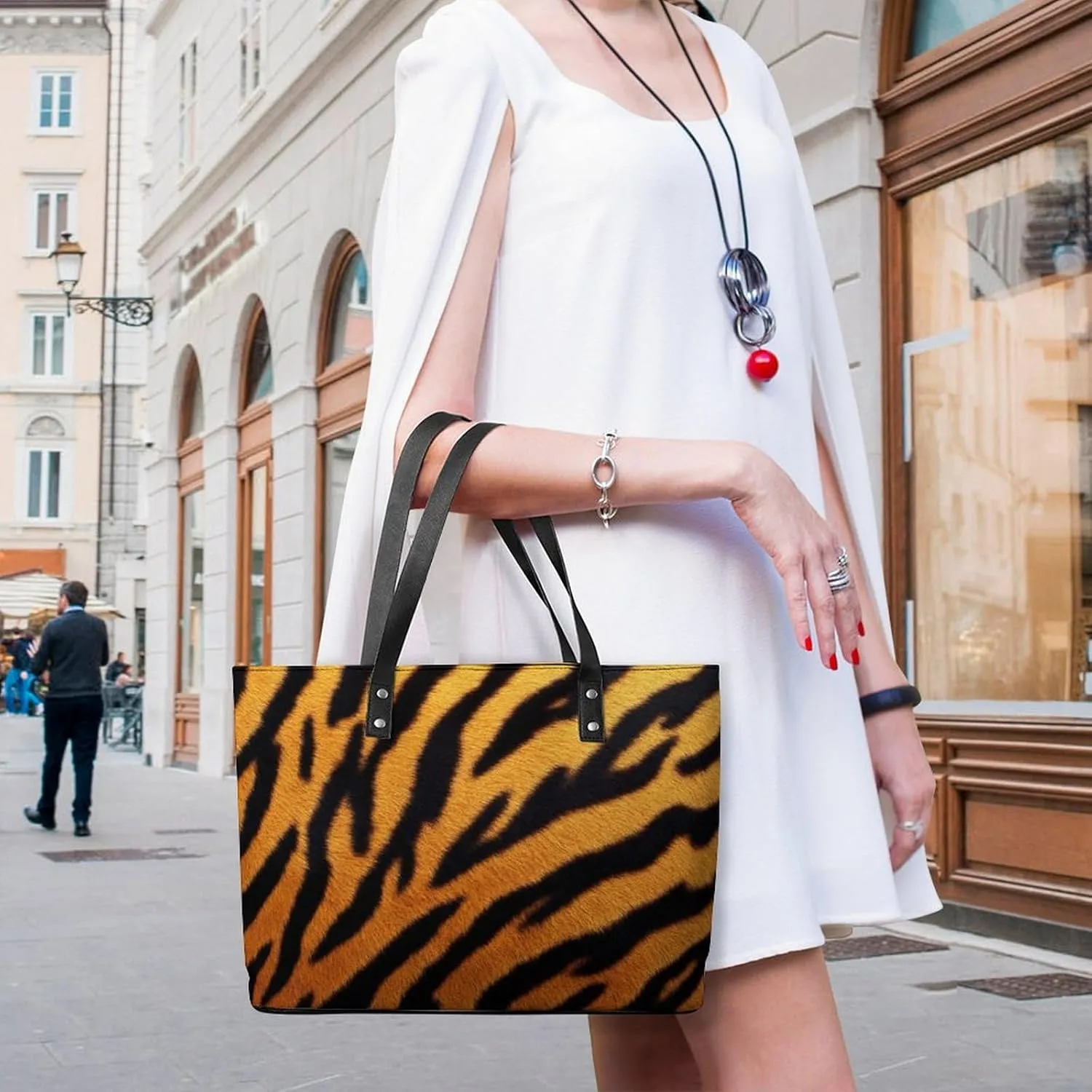 Fashionable Laptop Tote Bag For Women & Men, Large Work Commuter Bag