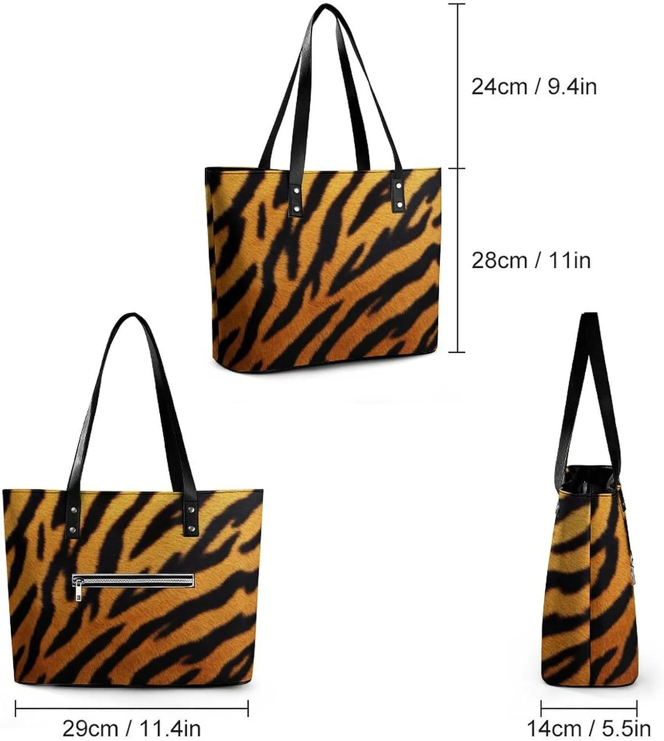 Fashionable Laptop Tote Bag For Women & Men, Large Work Commuter Bag
