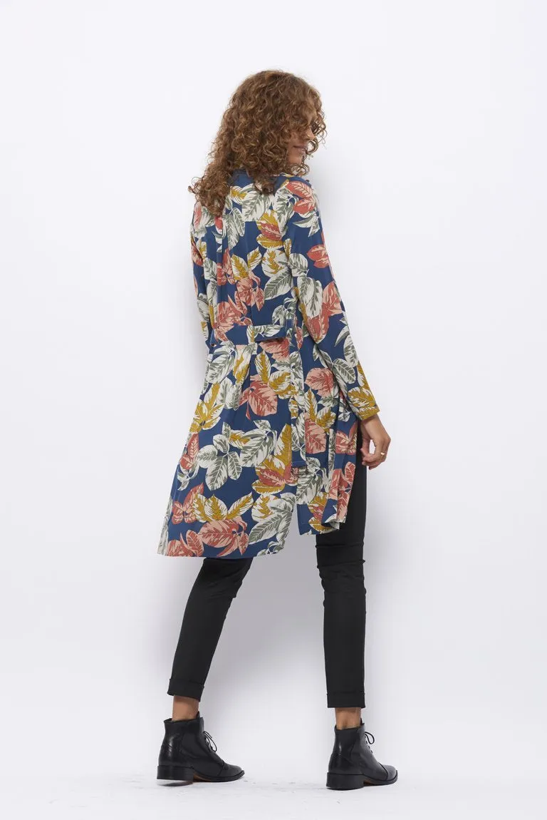 Froks Wrap Cardigan Kjole / Summer leaves Oeko-tex