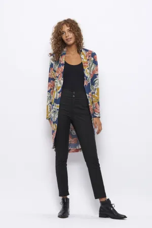 Froks Wrap Cardigan Kjole / Summer leaves Oeko-tex