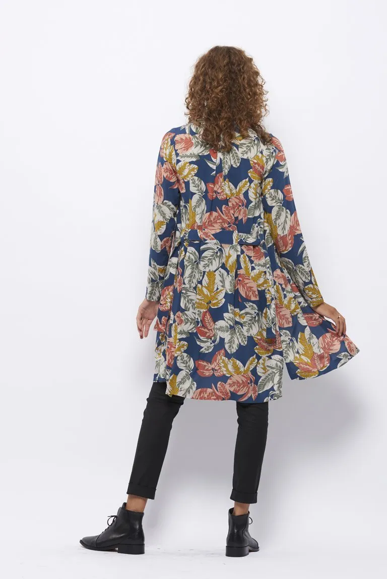 Froks Wrap Cardigan Kjole / Summer leaves Oeko-tex