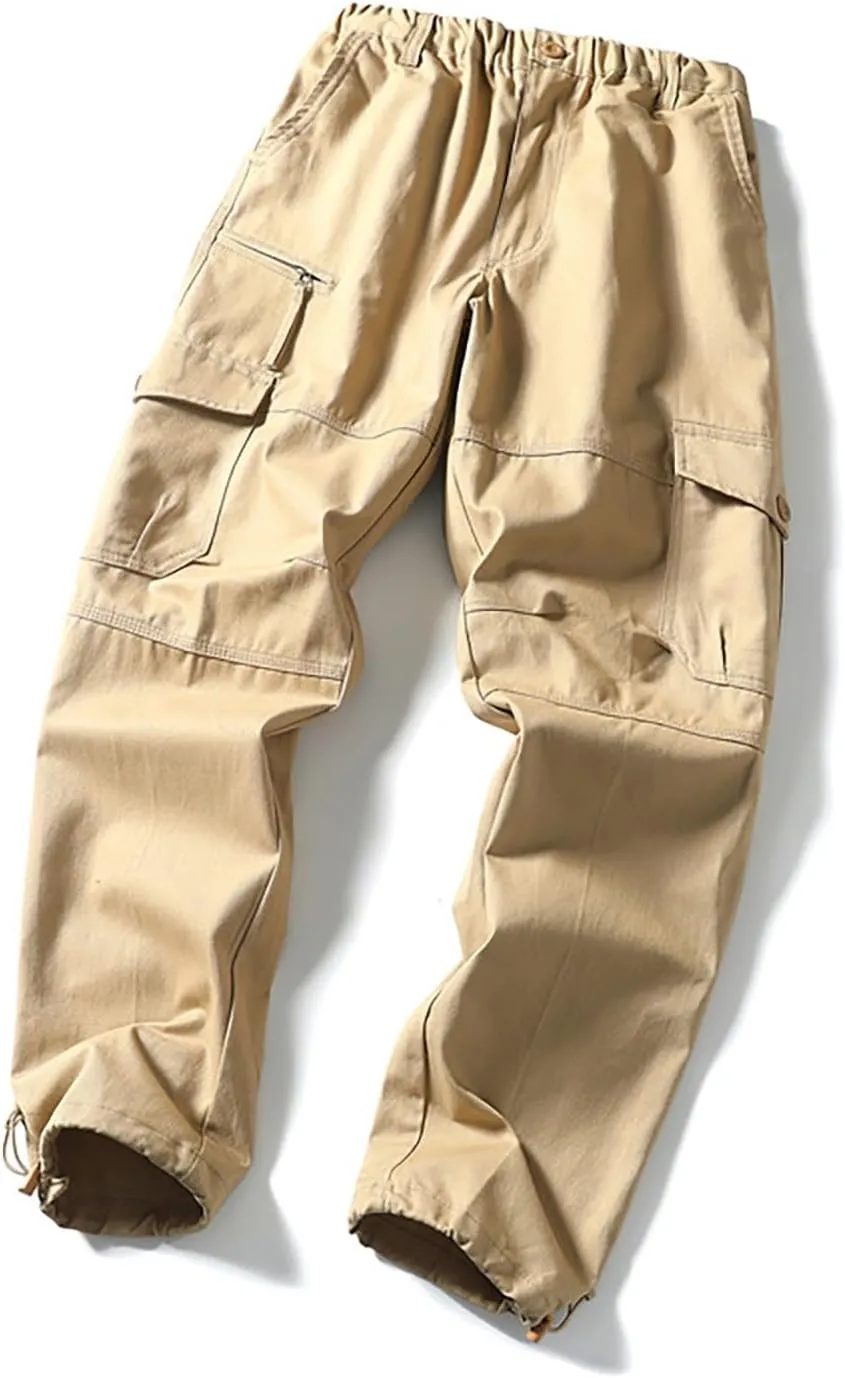 GOFULY Cargo Pants for Men Ripstop Stretch Baggy Sweatpants with Pockets Slim Fit Pants Big and Tall Pants Workout Joggers