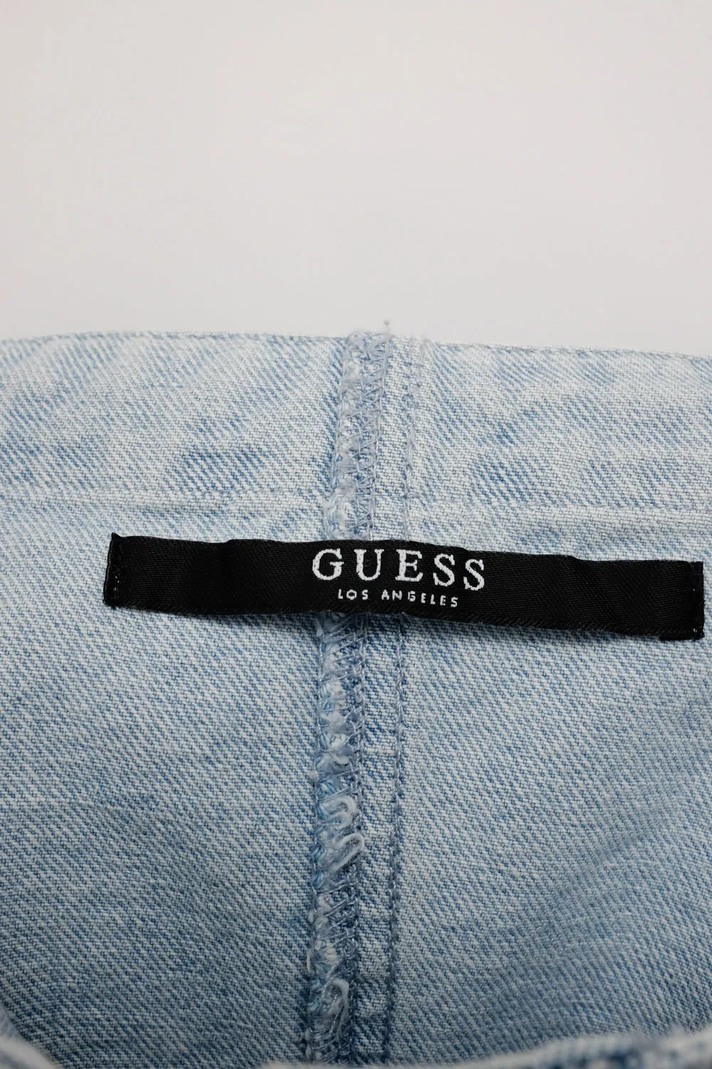 GUESS DENIM CORSAGE TOP