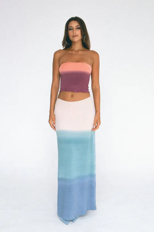 INDAH Kosho Ombre Tube Top