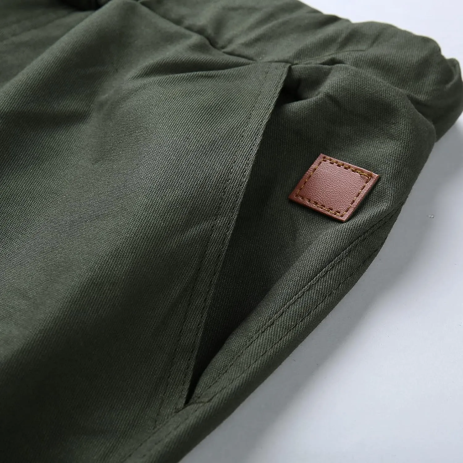 Jogger Pants for Men Slim Fit Elastic Waist Athletic Workout Cargo Sweatpants Drawstring Casual Pants Pockets